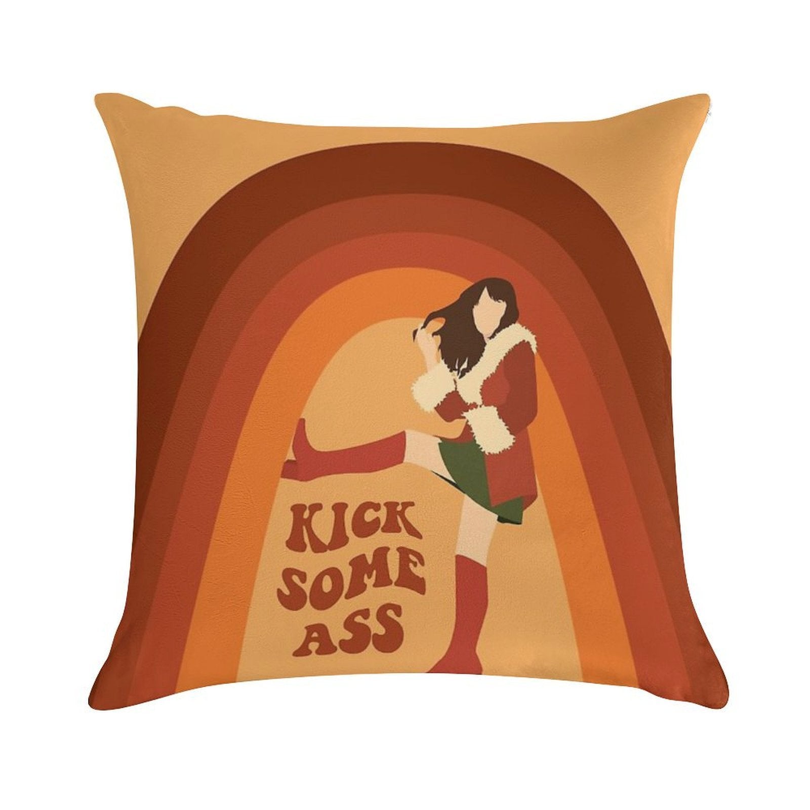 Kick Some Ass Soft Home Decor Throw Pillow