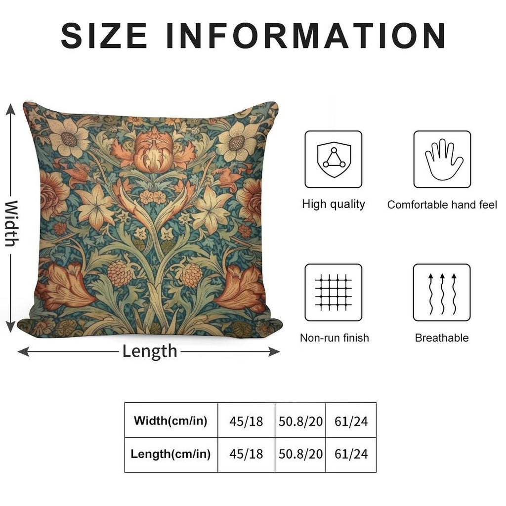 William Morris Soft Multiple Sizes Throw Pillow