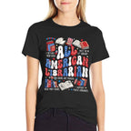 All American Librarian 4th Of July Librarian Patriotic  Versatile T-Shirt
