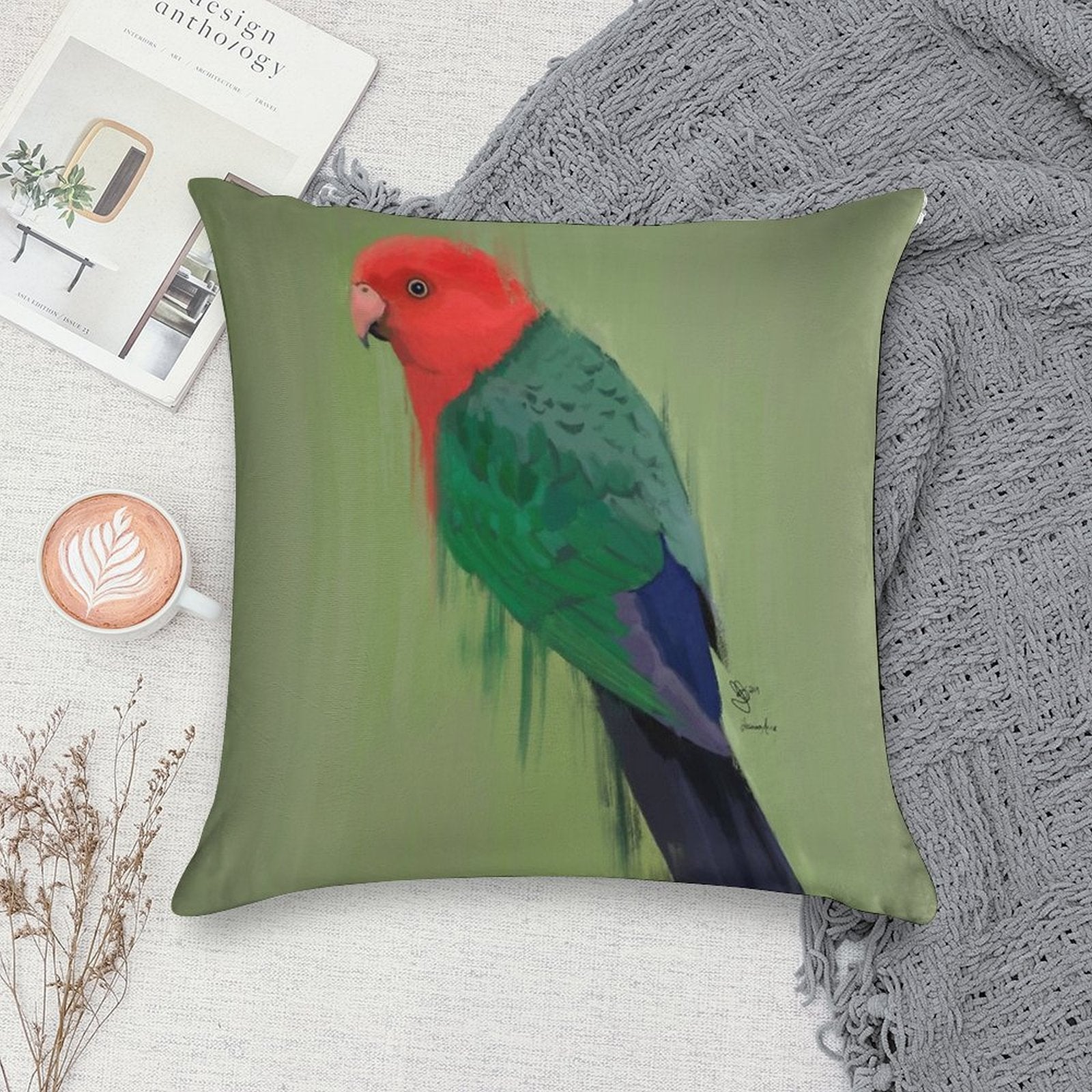 Elvis Soft Shrink-Resistant Throw Pillow