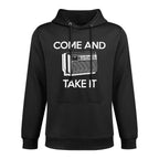 Come And Take It Texas Air Conditioner Last Stand Meme Cotton-Polyester Blend Hoodie