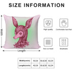 Rudy Soft Short Plush Fabric Throw Pillow