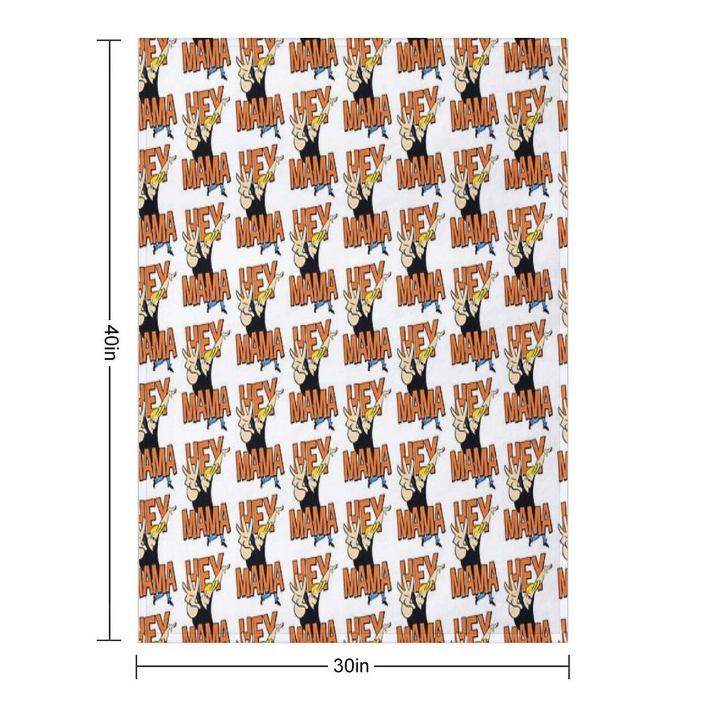 Johnny Bravo Hey Mama Juniors Multi-functional Throw Blanket