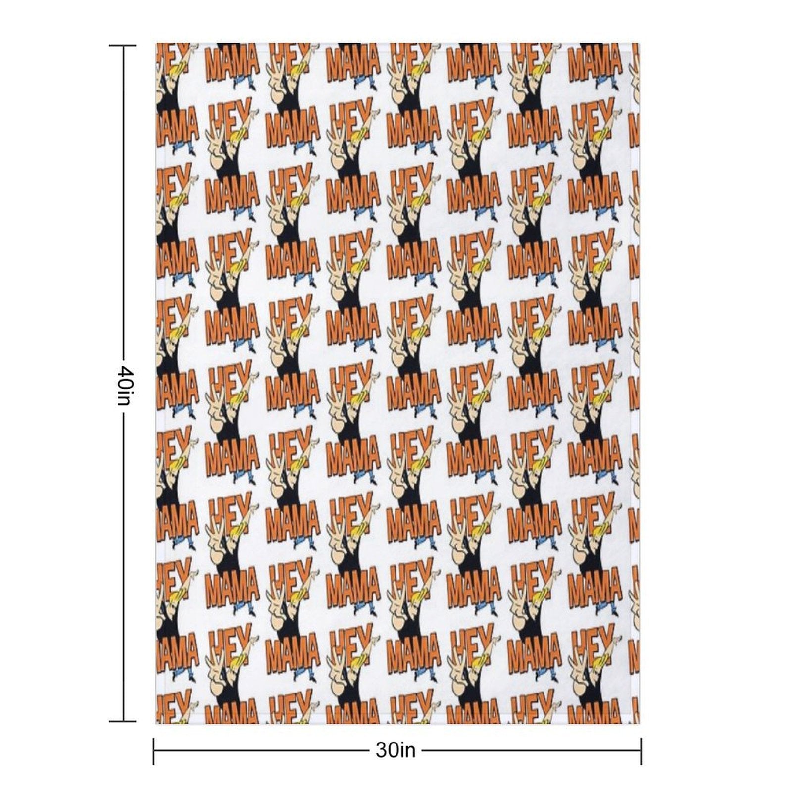 Johnny Bravo Hey Mama Juniors Multi-functional Throw Blanket