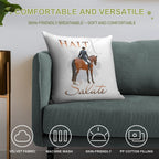 Halt X Salute Soft Home Decor Throw Pillow