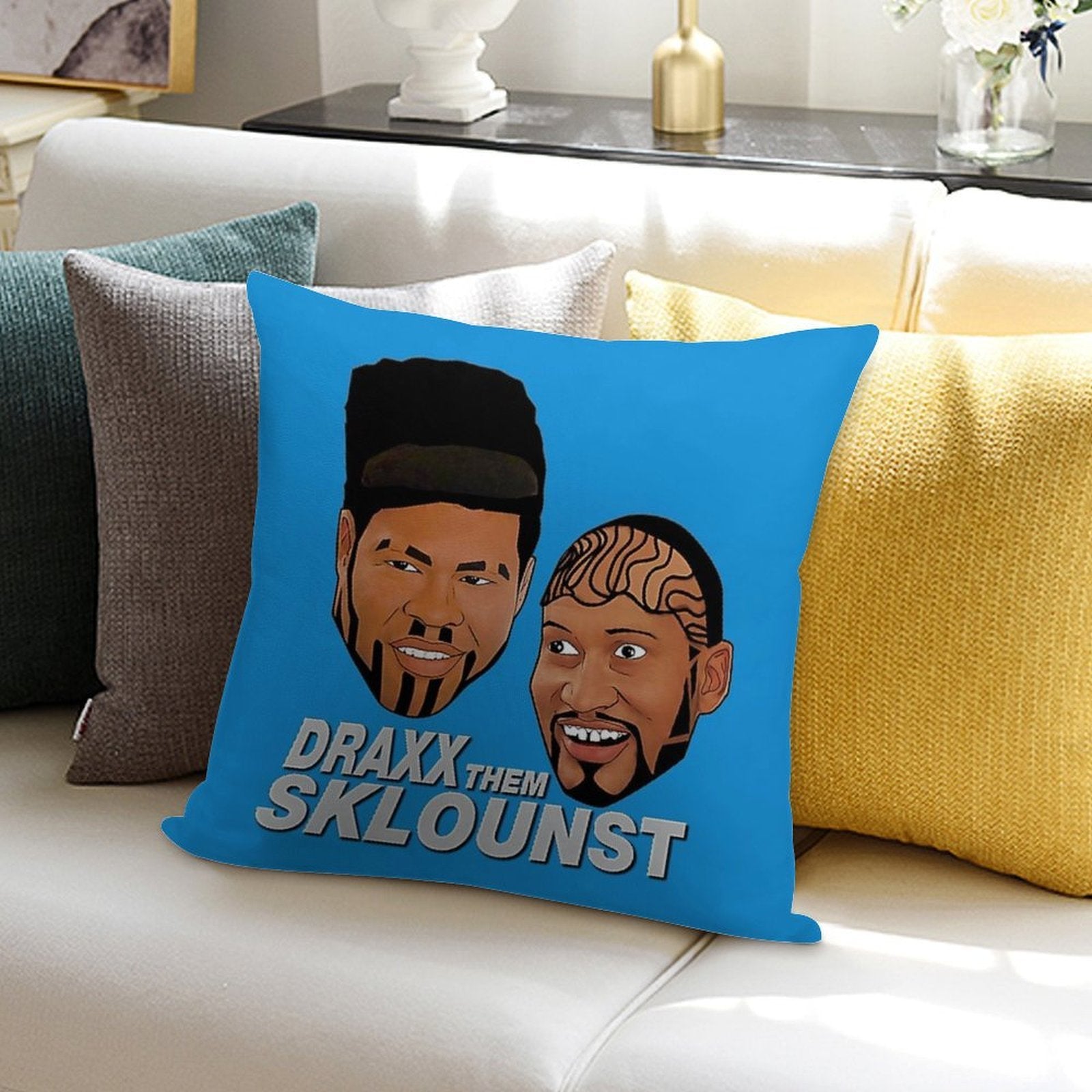 Key & Peele Draxx Them Sklounst Soft Warmth Comfort Throw Pillow