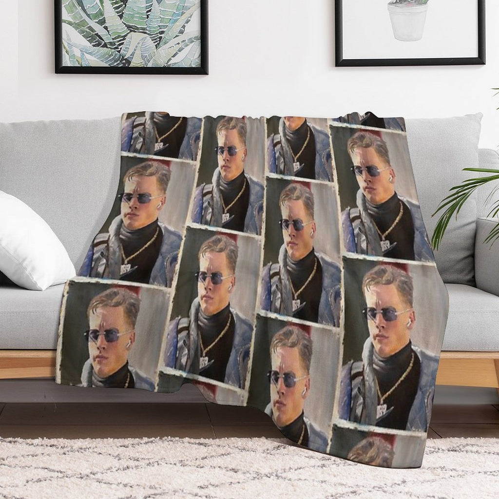 Joe Burrow Bengals Easy Care Throw Blanket