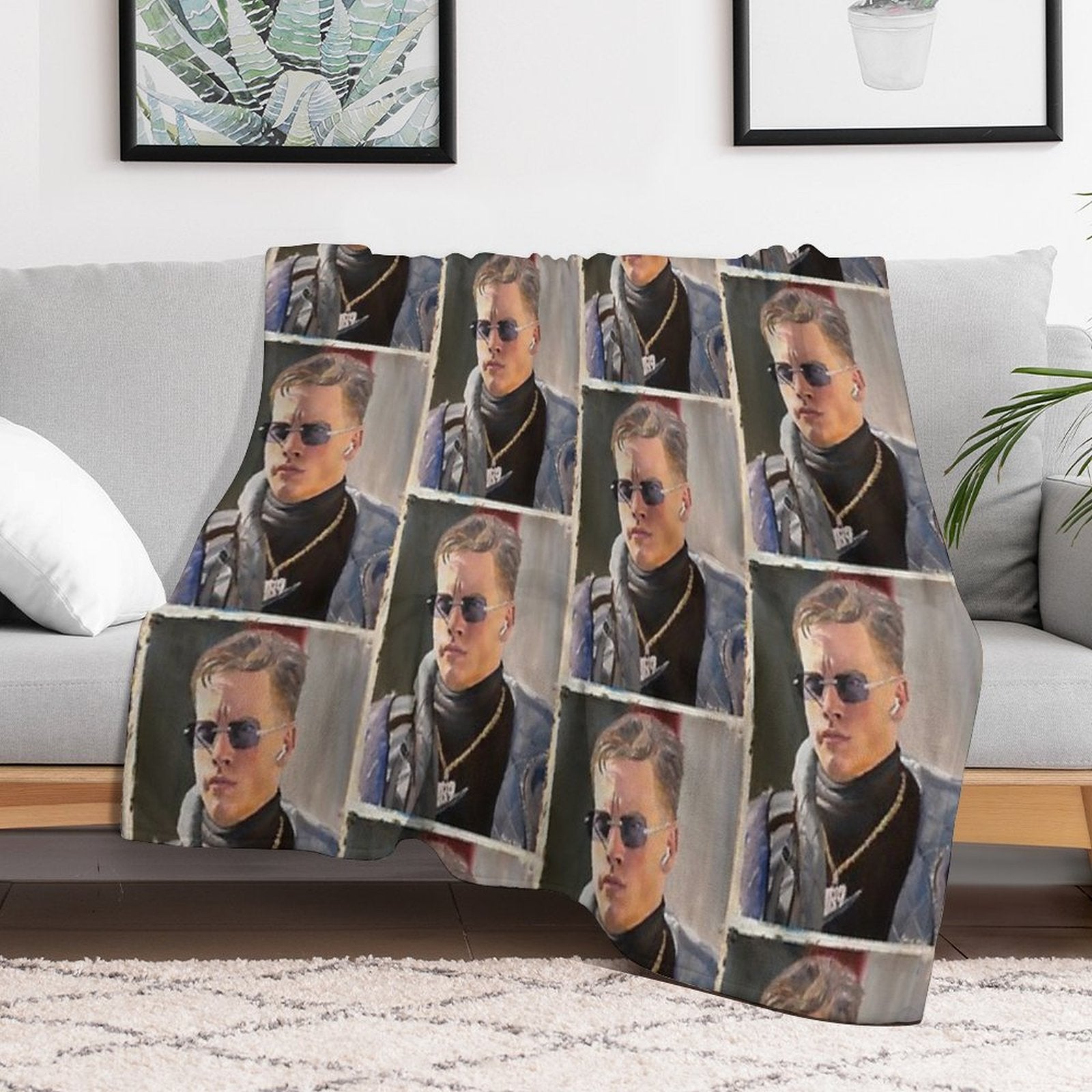 Joe Burrow Bengals Easy Care Throw Blanket