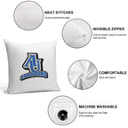 Aurora University Spartans Soft Reinforced Edging Throw Pillow