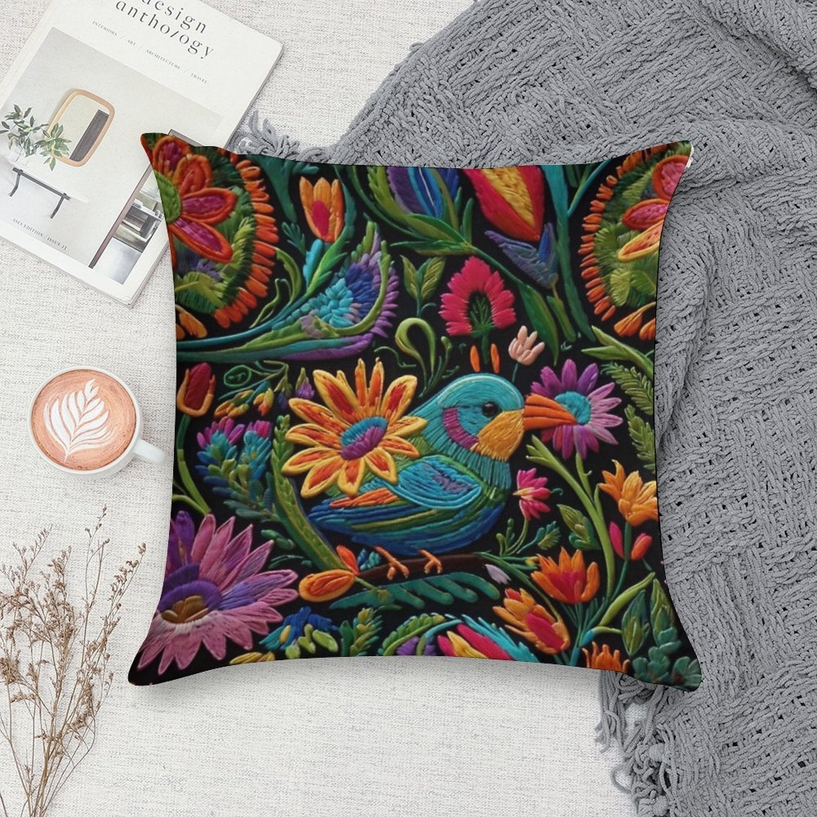 Mexico1 Soft Luxury Feel Throw Pillow