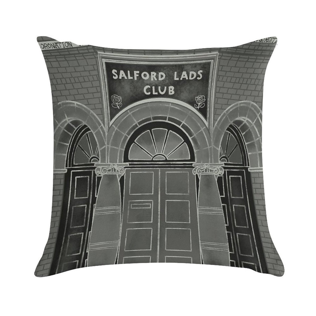 Salford Lads Club - The Smiths Soft Luxury Feel Throw Pillow