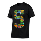 Fun Garbage Truck 5th Birthday Party 5 Year Old Boy Kids  Tagless Design T-Shirt