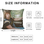 Jeremy Allen White Vintage Soft High-Density Material Throw Pillow