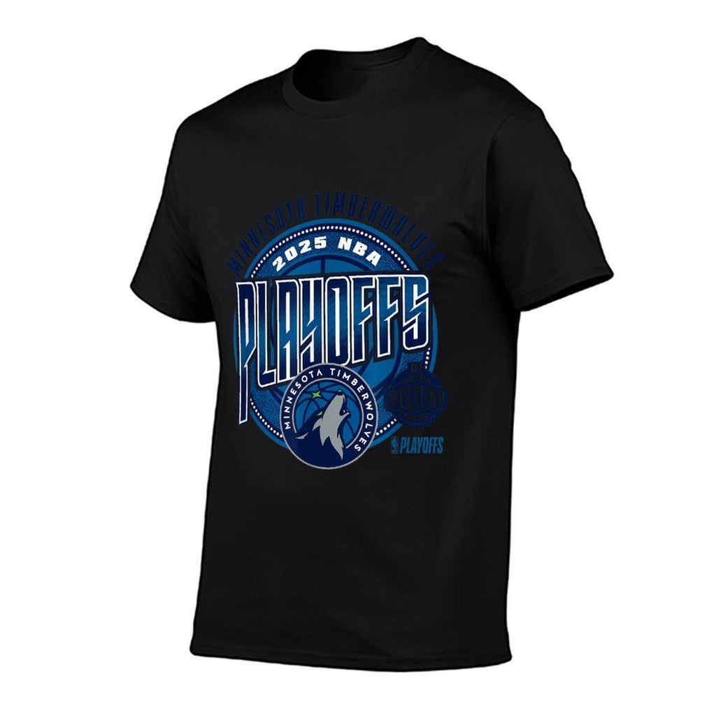 NBA Official Minnesota Timberwolves 2025 Playoffs Game Day  Graphic-printed T-Shirt