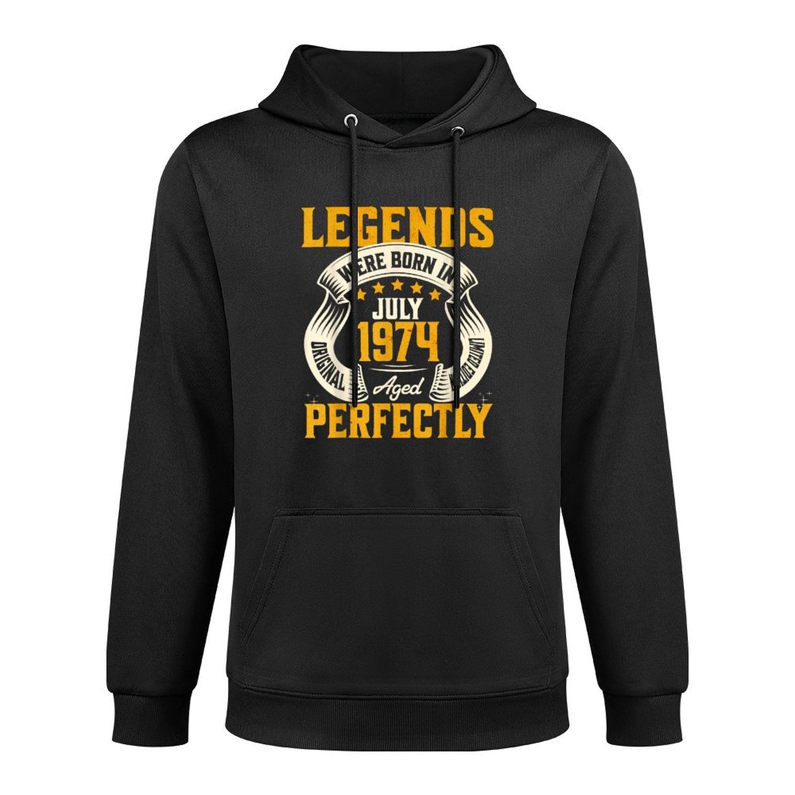 50th Birthday July 1974 Legend 50 Years Old Man All-Day Comfort Hoodie