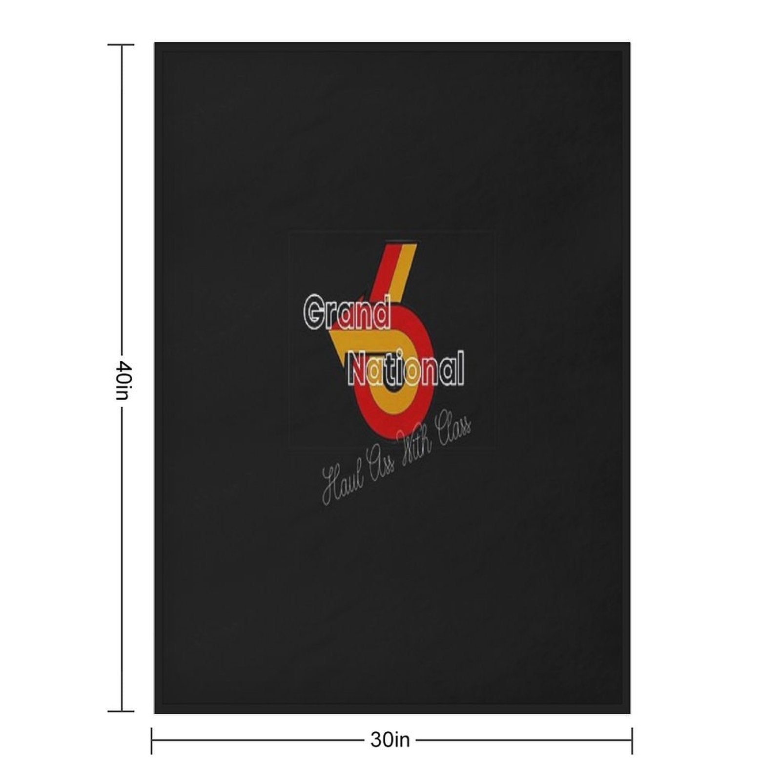 Buick Grand National Eco-conscious Throw Blanket