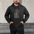 No Kings In America US Vintage Relaxed Fit Hoodie