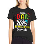 Funny Proud Dad of A Class of 2025 Kindergarten Graduate  Durable T-Shirt