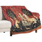 The Lady And The Unicorn À Mon Seul Désir - Sight Quick-dry Throw Blanket