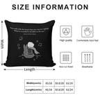 THE LITTLE PRINCE (black And White) Soft Fade-Resistant Throw Pillow