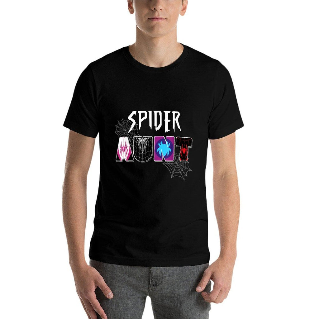 Birthday Party Spider Outfit Spider Aunt Women Girls  Relaxed-fit T-Shirt