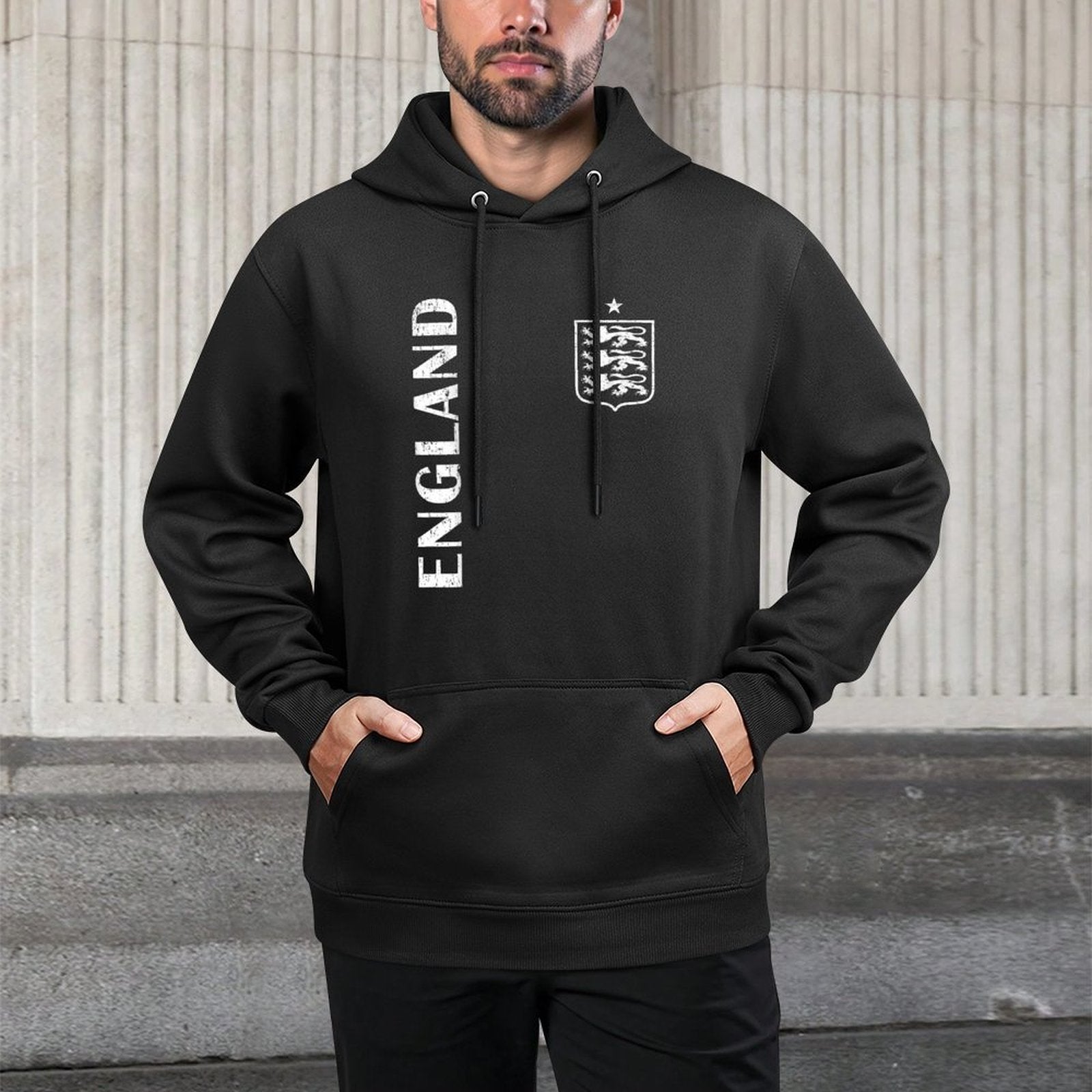 England Football Crest T-shirt Durable Construction Hoodie