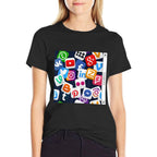 Social Media Feed Graphic Funnyn Halloween Costume Comfortable T-Shirt