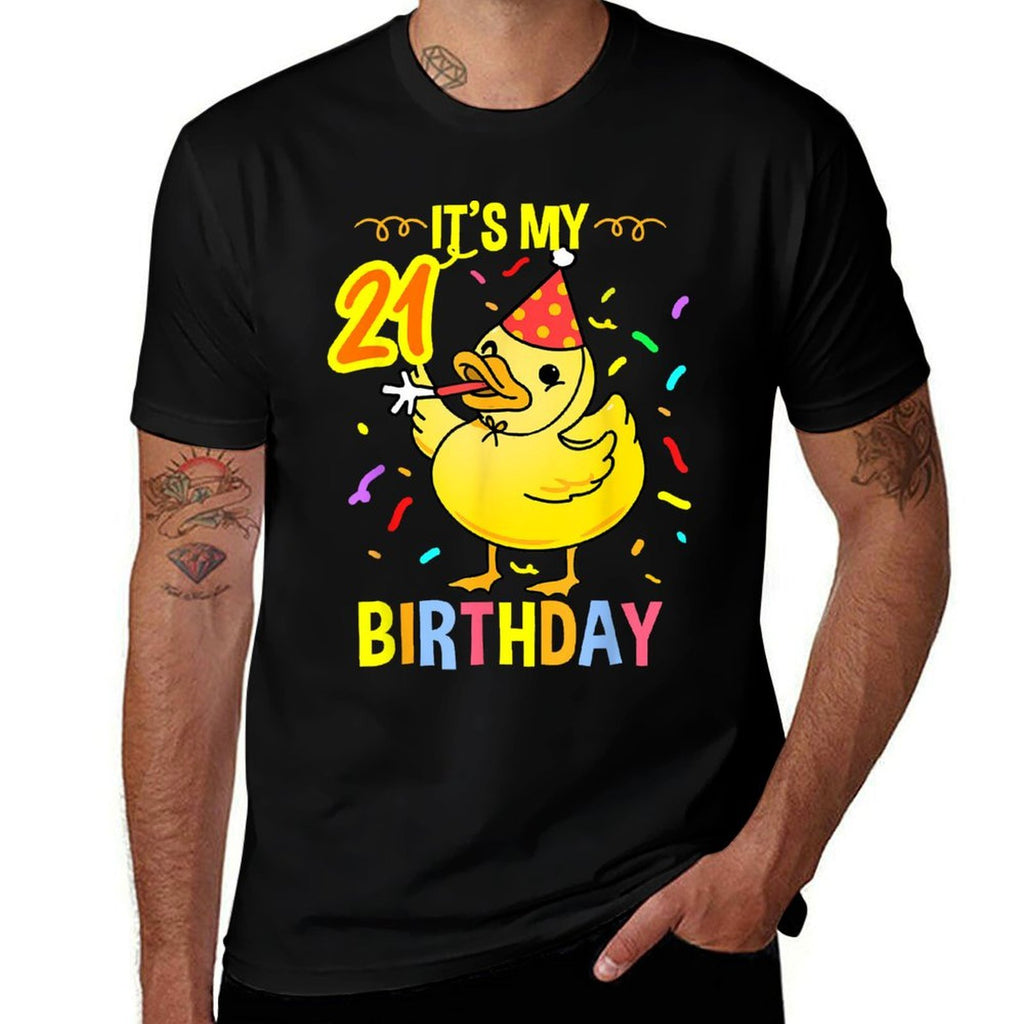 Its My 21st Birthday Duck  Affordable Price T-Shirt