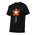 Baltimore Cute Flower Baseball Lover Player And Fans  Eco-friendly Material T-Shirt