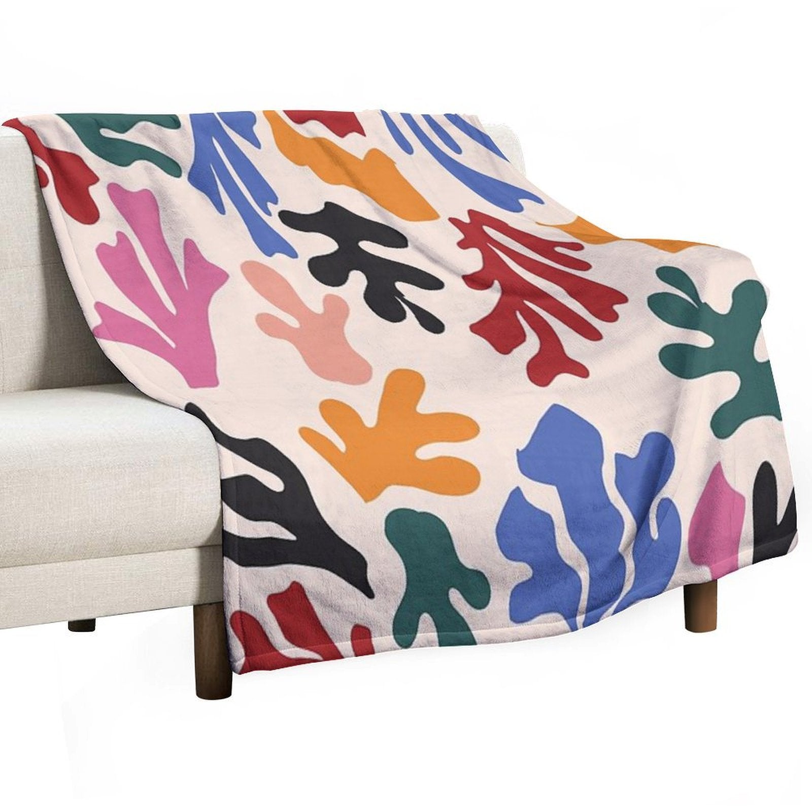 Matisse Patterns Anti-pilling Throw Blanket