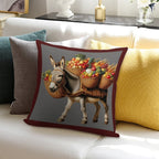 Donkey Market Soft Gift Ready Throw Pillow
