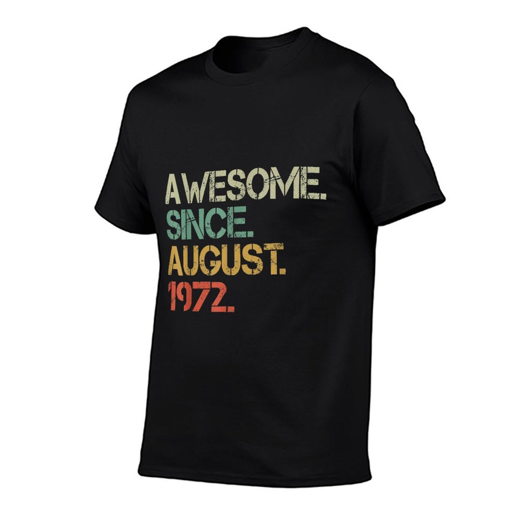 Awesome Since August 1972 50th Birthday Retro Vintage  Moisture-wicking T-Shirt
