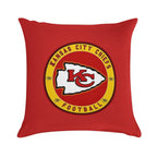 Chiefs-kansas Soft Hidden Zipper Throw Pillow