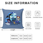 Shroomie Shadow Milk Cookie Soft Warmth Comfort Throw Pillow