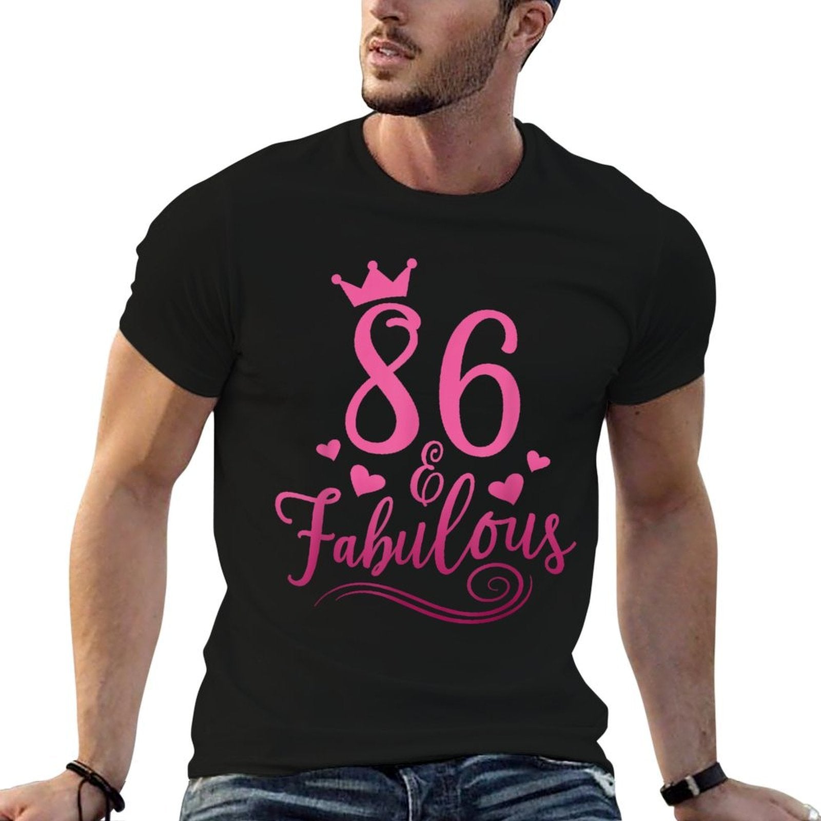 86 & Fabulous 86 Year Old 86th Birthday It's My 86th Bday  Eco-friendly Material T-Shirt