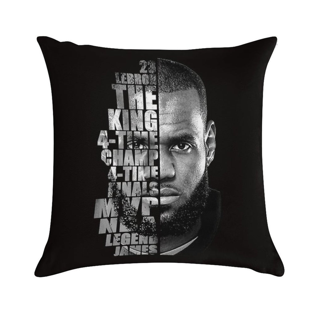 LeBron James - Legacy Soft Shrink-Resistant Throw Pillow