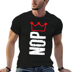 No Kings Protest Sign Nope Crown  Soft T-Shirt