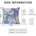 Hydrangea in Chinoiserie Jars And Blue Zebras Soft Ultra-Soft Texture Throw Pillow