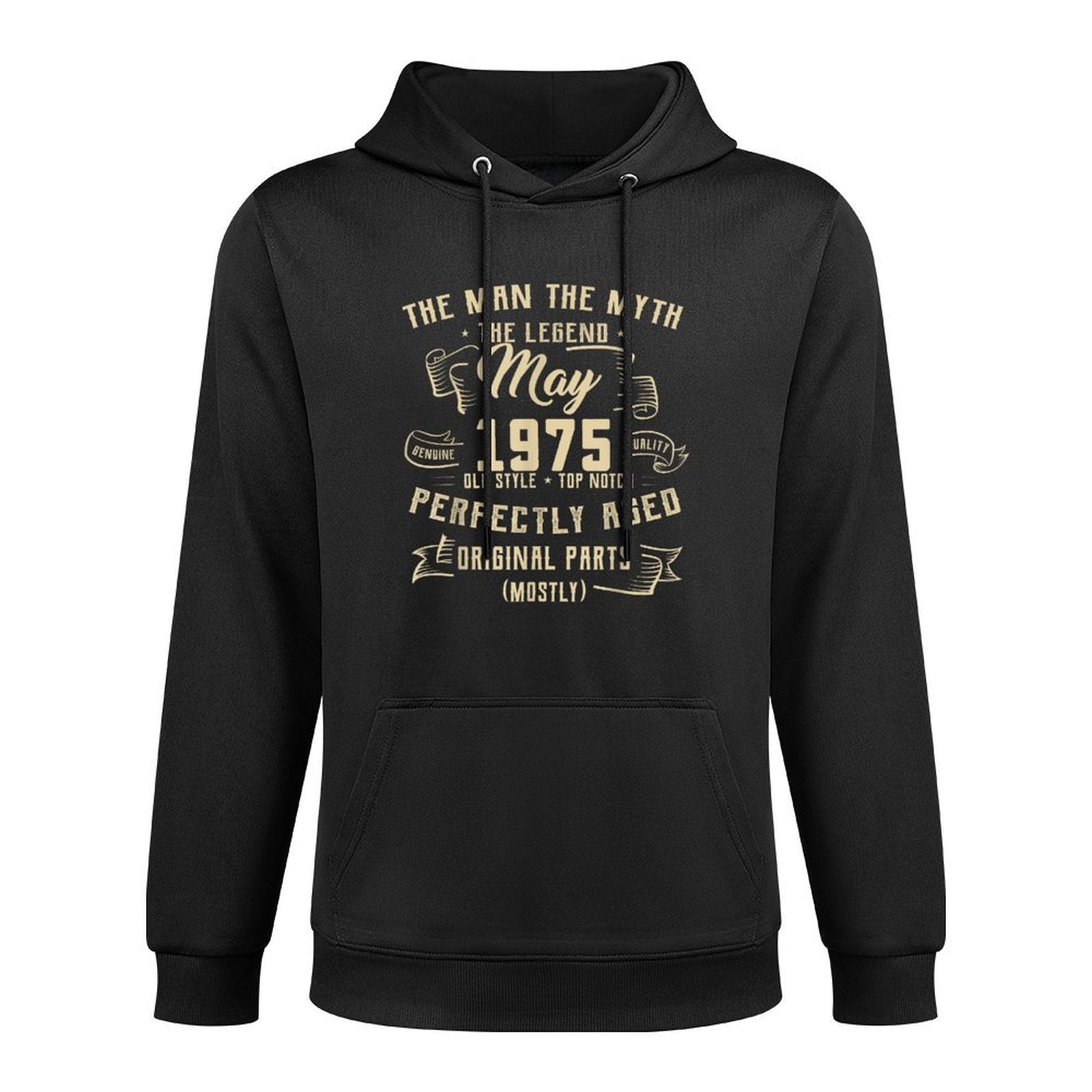 Man Myth Legend May 1975 50th Birthday 50 Yrs Old Versatile Streetwear Hoodie
