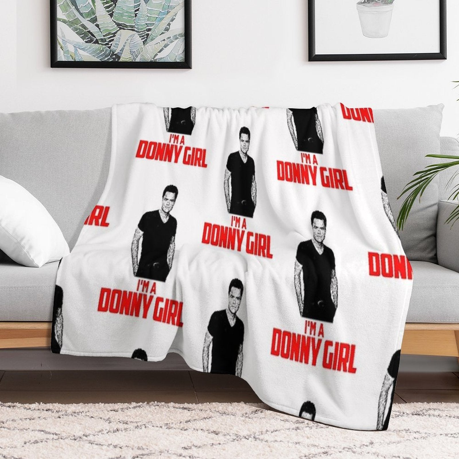 Donny Osmond I'm A Donny Girl Comfort Throw Blanket