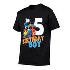 Kids 5th Birthday Train Boys Girls 5 Years Old I'm Five Gift  Eco-friendly Material T-Shirt