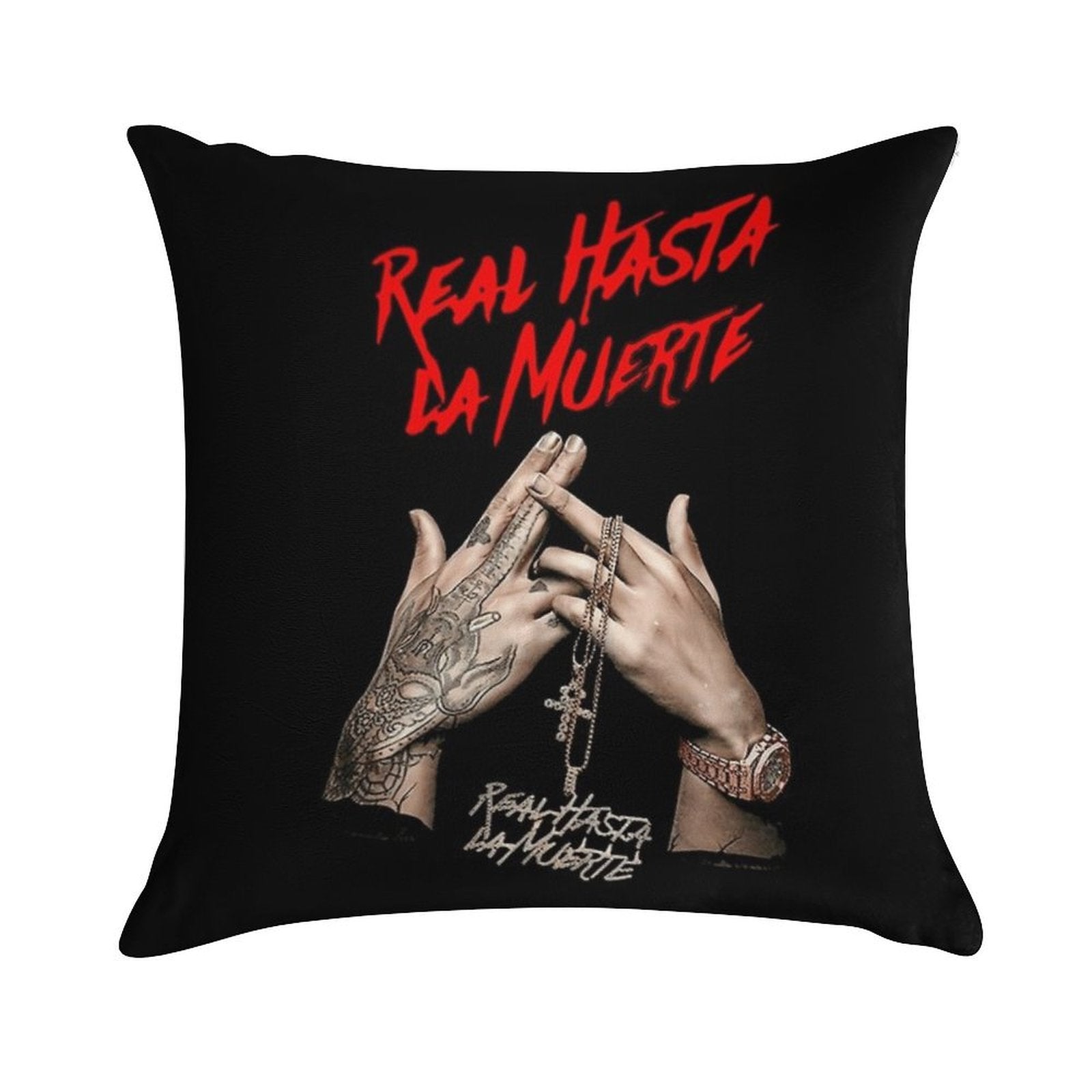 A.n.u.e.l AA Album Re.al Hasta La Muerte Soft High-Density Material Throw Pillow