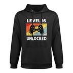 16th Birthdays  16 Year Oldnagers Medium-Weight Fabric Hoodie