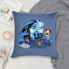 Shroomie Shadow Milk Cookie Soft Warmth Comfort Throw Pillow