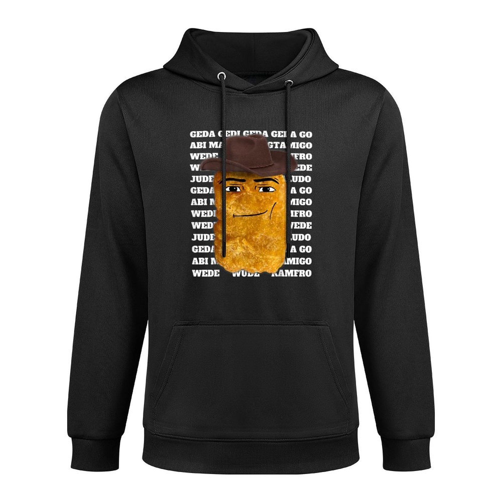 Cowboy Chicken Nugget Adjustable Hood Hoodie