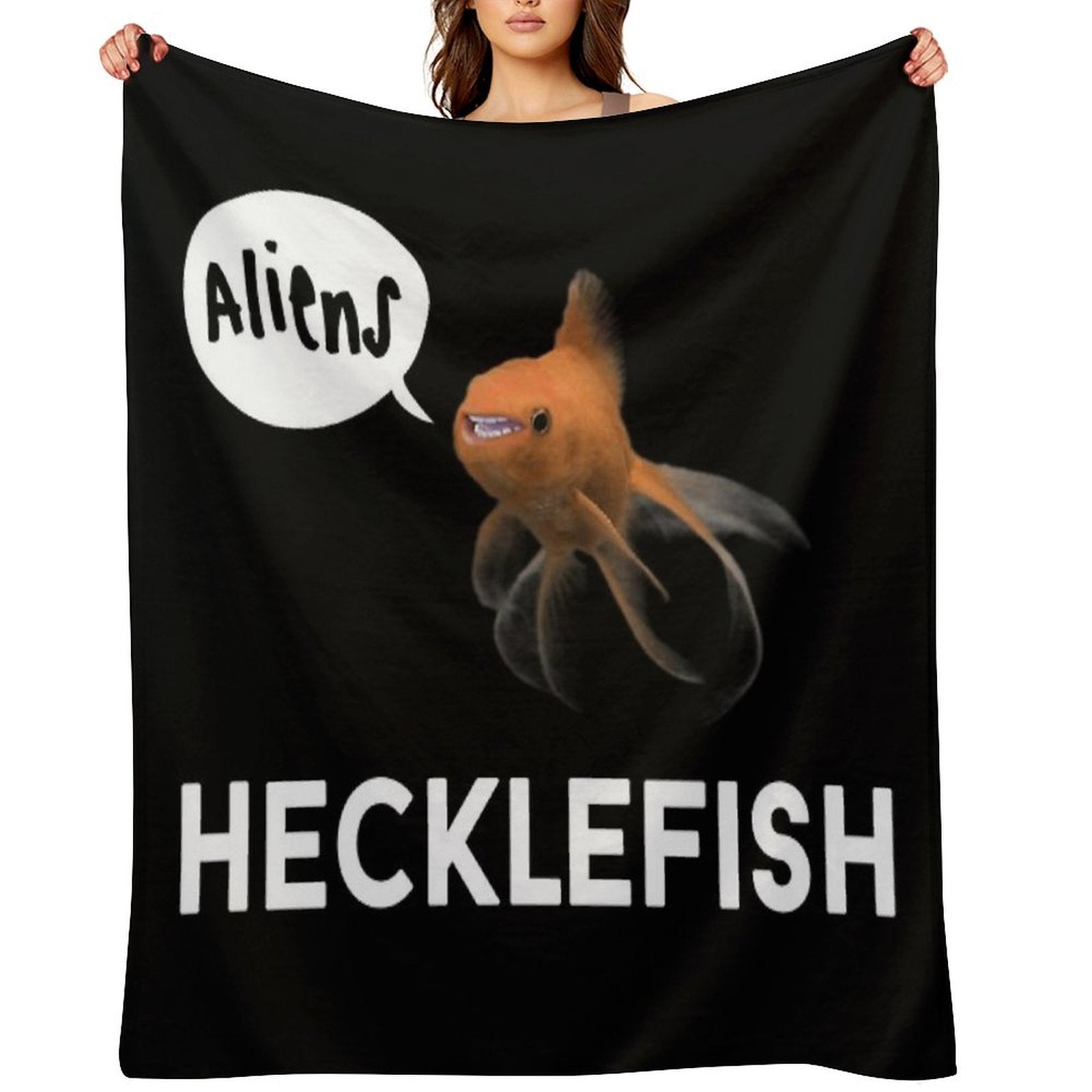 Hecklefish Shrink-resistant Throw Blanket