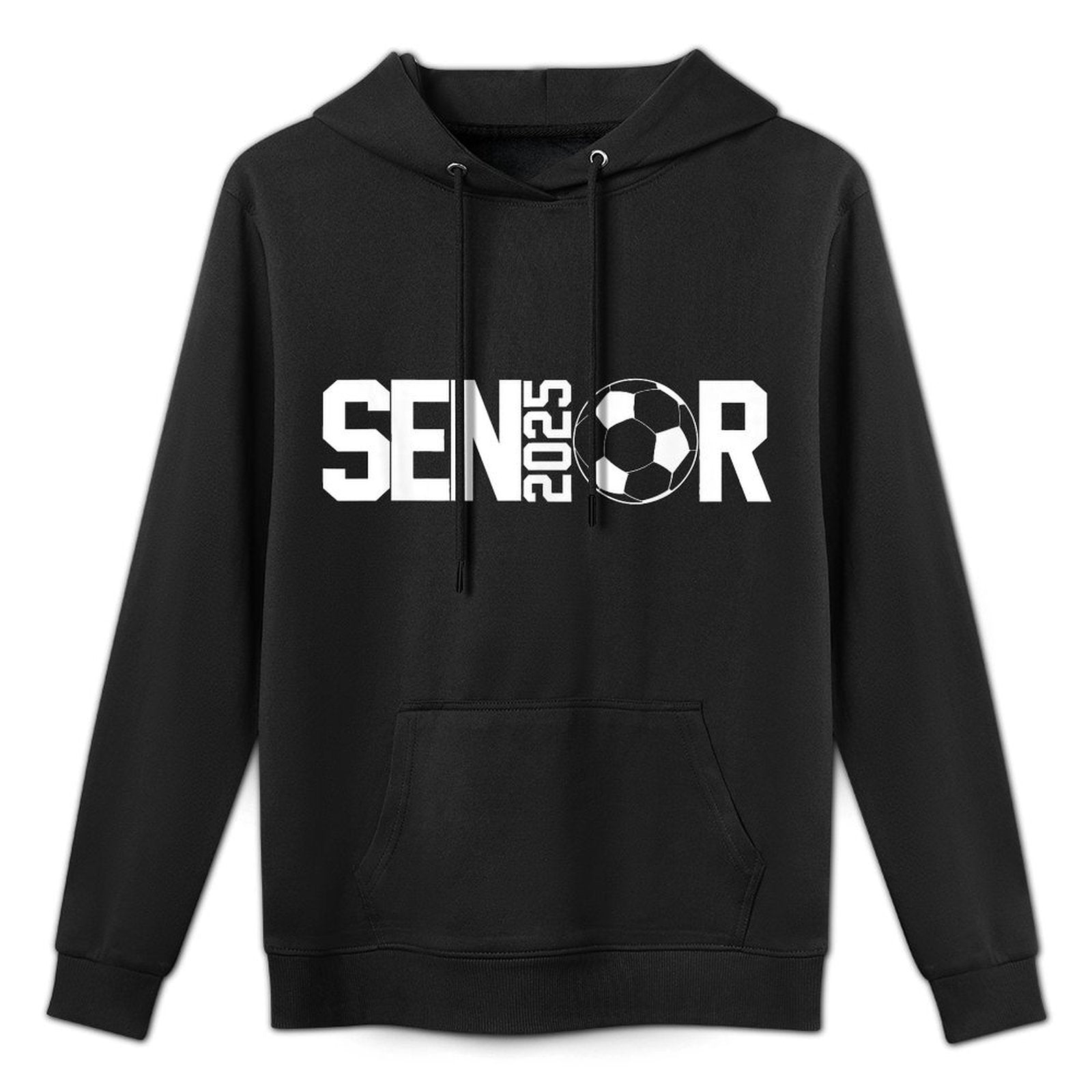 Graduate Class of 2025 Senior Soccer Player Graduation Shrink-Resistant Hoodie