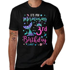 Its My Mermazing 3rd Birthday Mermaid Girl Theme 3 Yrs Old  Classic T-Shirt