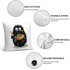 Barbouille - Barbapapa Soft Easy Maintenance Throw Pillow