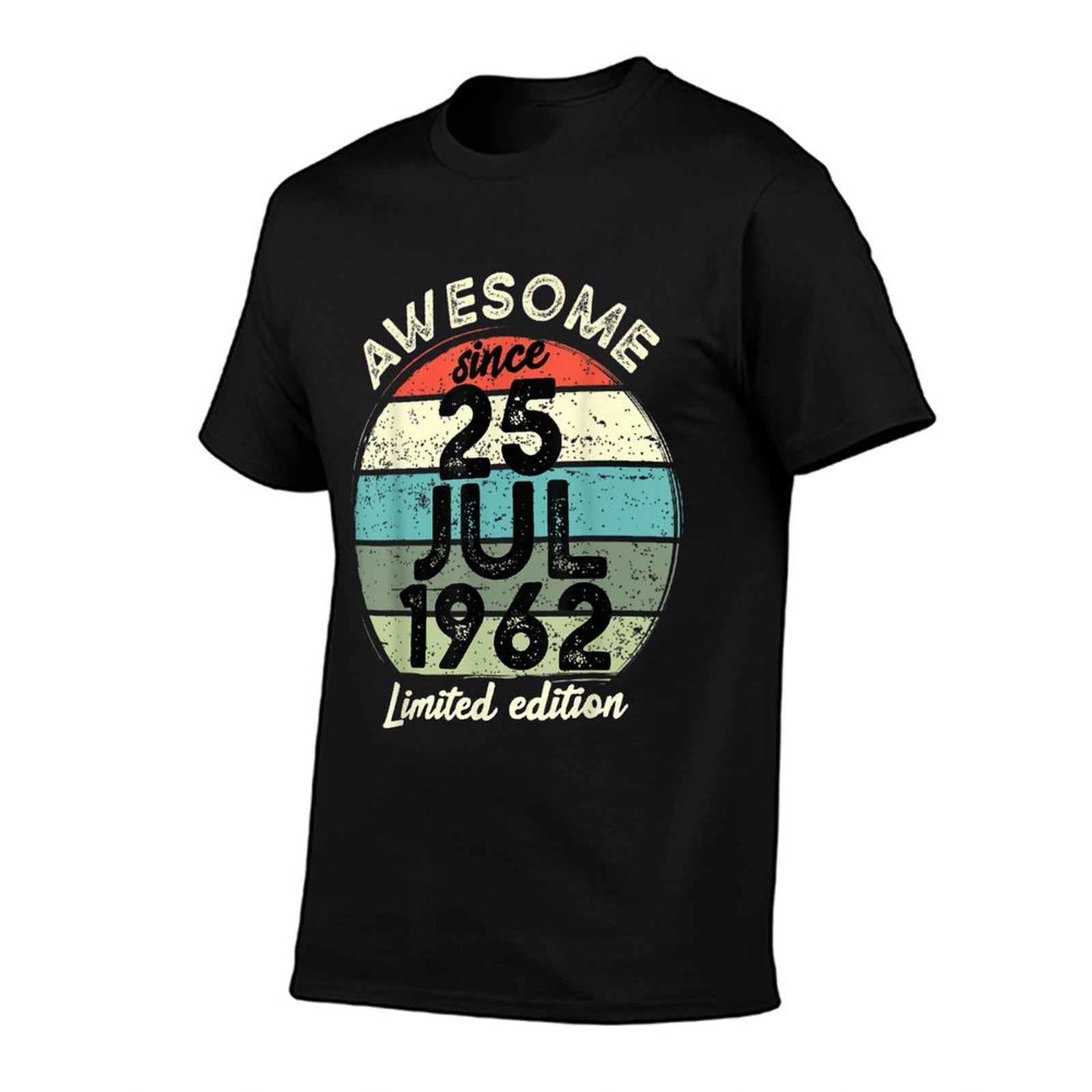 60 Year Old Birthday 25 July 1962 60th Birthday  Graphic-printed T-Shirt